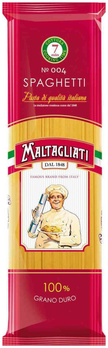 №004 Спагетти 450г Maltagliati - фотография № 1