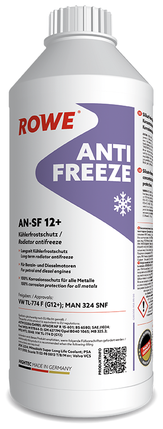 Охлаждающая жидкость антифриз ROWE HIGHTEC ANTIFREEZE AN-SF G12+ 1,5л