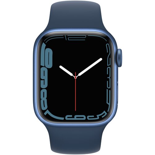 Часы Apple Watch Series 7 41mm Sport Band Cиний омут MKNH3 2885000₽
