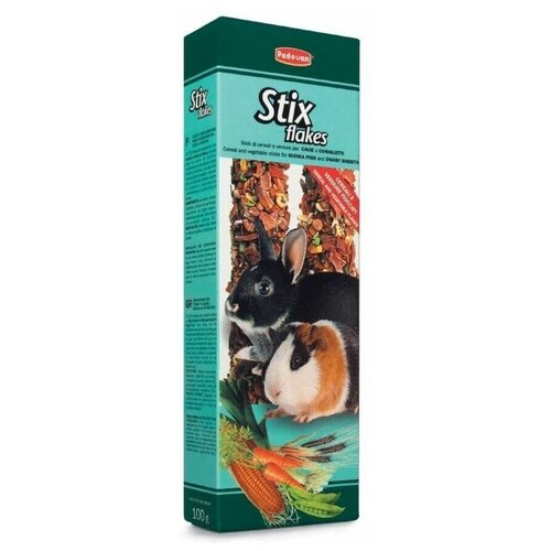 PADOVAN палочки овощные д/кроликов и морских свинок 100гр PP00162 (2 шт)