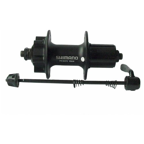 фото Втулка задн. shimano m475, 36 отв, 8/9 ск, 6-болт, qr 166мм