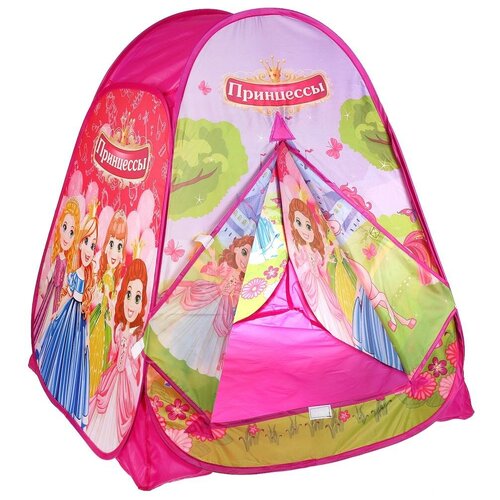 Играем Вместе Палатка детская игровая Принцессы 81х90х81см, в сумке 317753 GFА-FРRS01-R с 3 лет