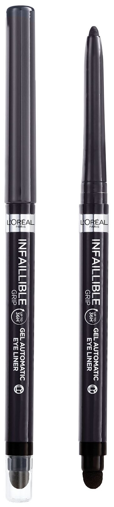 LOreal Paris Автоматический гелевый карандаш для глаз Infaillible Grip, оттенок taupe gray