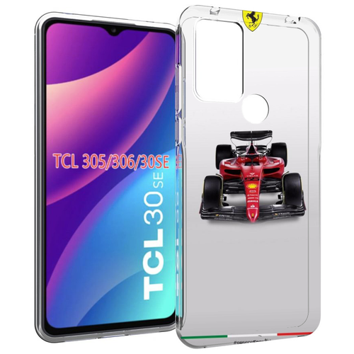 Чехол MyPads формула 1 феррари для TCL 30SE / TCL 305 / TCL 306 / TCL 30E задняя-панель-накладка-бампер чехол mypads renault рено 1 для tcl 30se tcl 305 tcl 306 tcl 30e задняя панель накладка бампер