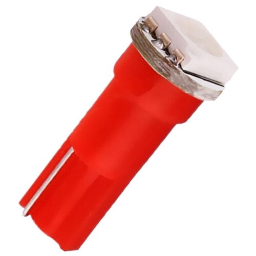 Лампа автомобильная LED светодиодная для подсветки панели приборов T5W12W цвет красный комплект 10 шт 200₽