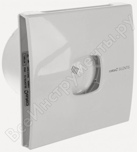 Изображение товара Вентилятор CATA "SILENTIS 12", вытяжной, 20Вт, белый, ABS пластик