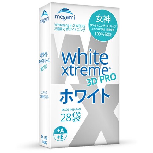 Полоски MEGAMI WHITE XTREME 3D PRO для чувствительных зубов