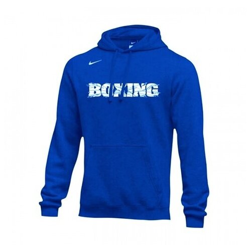 aps083-493/BX02/МТО джемпер/NIKE CLUB FLCE HOODIE - Nike - Синий - 50-L