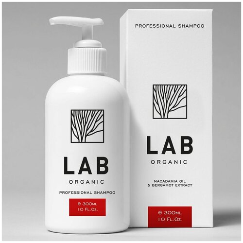 LAB Organic, Шампунь  нежный уход. Органический шампунь для волос с формулой мягкого ухода за волосами.