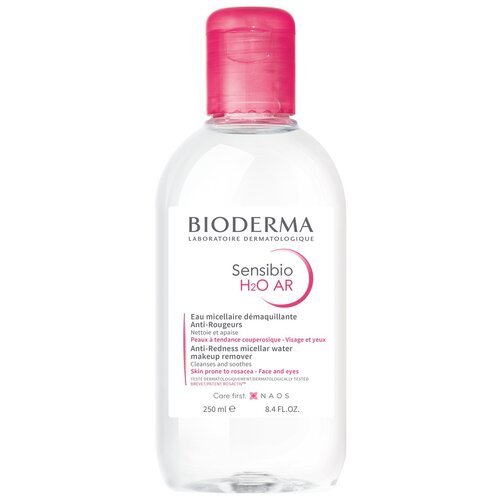 Bioderma Sensibio H2O AR мицеллярная вода для кожи с покраснениями и розацеа, 250 мл, Bioderma
