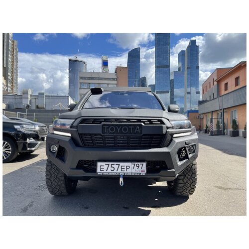 Багажник экспедиционный STC Toyota Land Cruiser 200/LEXUS LX570/LEXUS LX450D шторка дальний, рабочий и задний свет