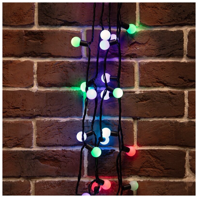Гирлянда LED - шарики RGB d23мм 10м Neon-Night - фото №9