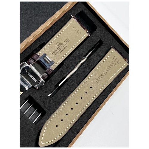 Ремешок Time Club, коричневый