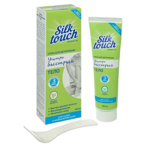 Крем для депиляции Carelax Silk Touch MATCHA, 100 мл