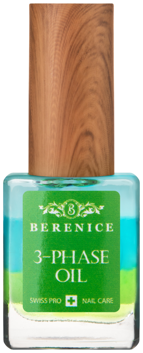 Berenice Трёхфазное масло для ногтей и кутикулы Увлажняющий коктейль, 15 мл, Berenice