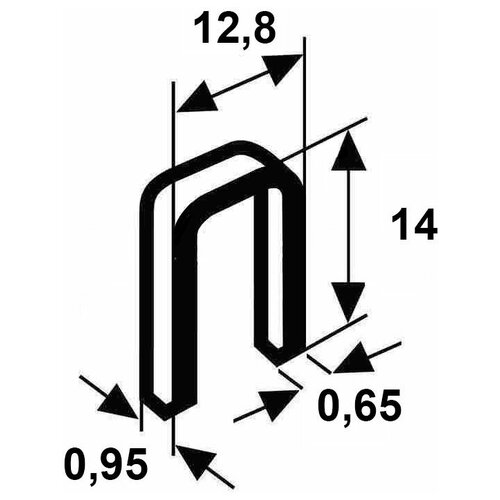 Скоба обивочная 80/14 CNK, 15660 шт