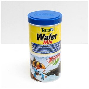 Корм Tetra Wafer Mix 1 л, пластинки для всех донных рыб и ракообразных -  купить с доставкой по выгодным ценам в инте