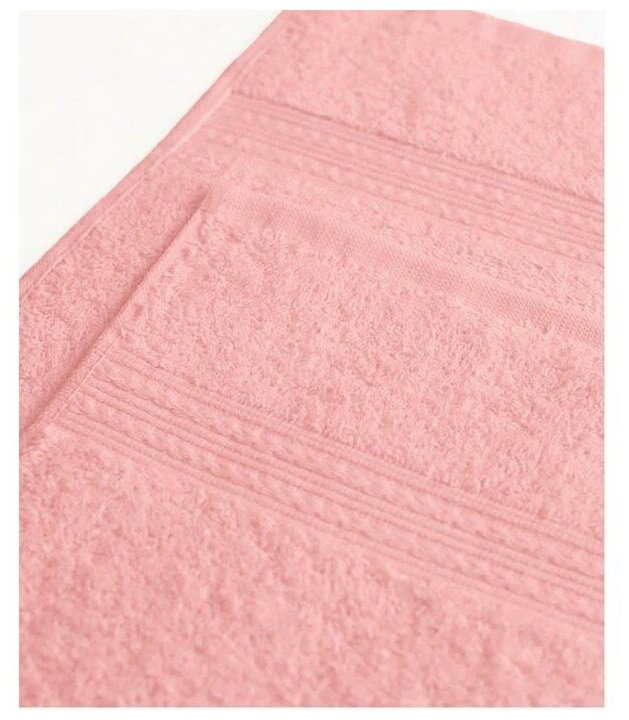Полотенце махровое Pirouette 50Х90см цвет розовый-персик 420г/м2 100% хлопок