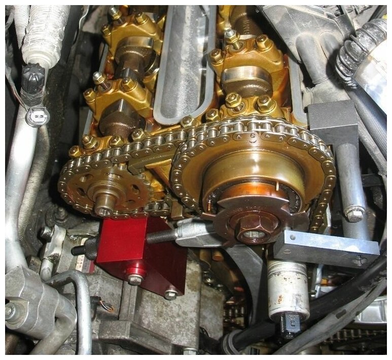 Полный набор инструмента для установки фаз ГРМ BMW для M60/M62 AIST - фото №3
