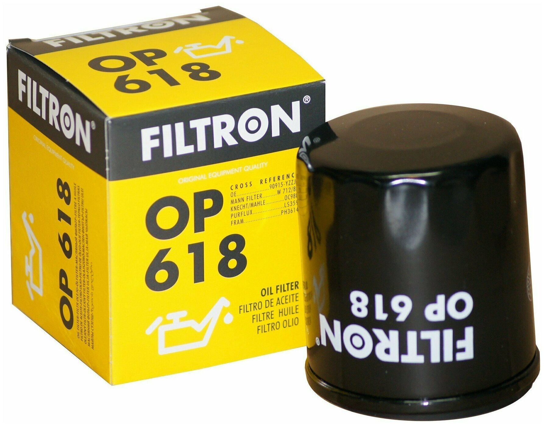 FILTRON OP618 фильтр масляный