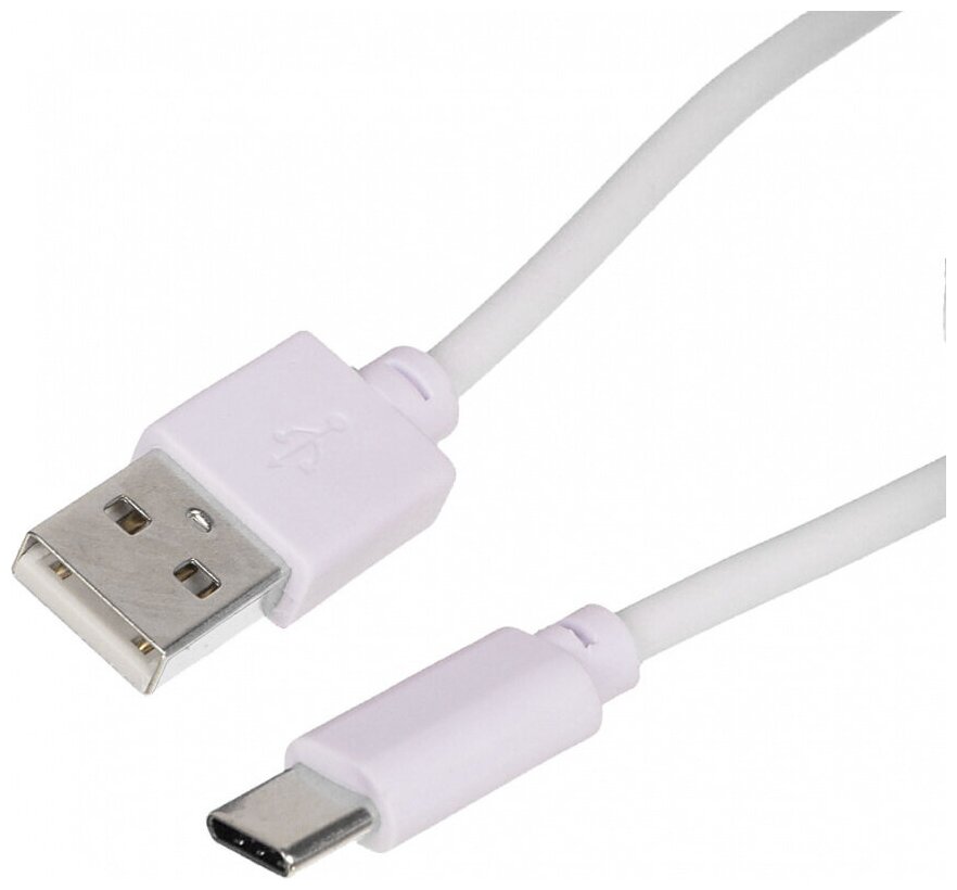 Кабель Cactus CS-USB. A. USB. C-1 USB (m)-USB Type-C (m) 1м белый блистер CS-USB. A. USB. C-1