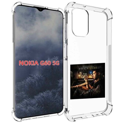 Чехол MyPads Drake - You Only Live Once 2 для Nokia G60 5G задняя-панель-накладка-бампер