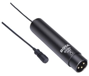 Петличный микрофон Boya BY-M4C с XLR (3-pin) разъёмом, профессиональный