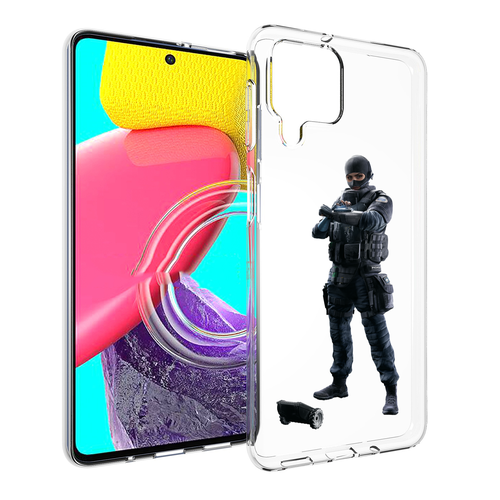 Чехол MyPads Tom-Clancy's-Rainbow-Six-1 для Samsung Galaxy M53 (SM-M536) задняя-панель-накладка-бампер чехол mypads tom clancy s rainbow six 2 для samsung galaxy xcover pro 2 задняя панель накладка бампер