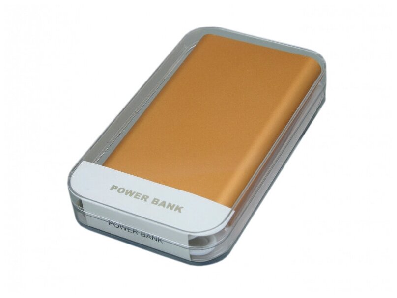 Универсальное зарядное устройство 8 000 MAH power bank под нанесение (Оранжевый / Orange, PBM02)