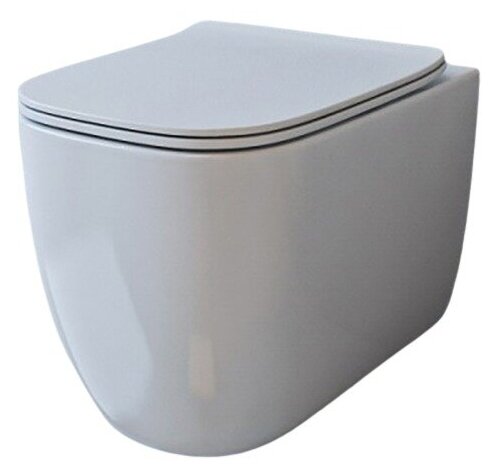 Унитаз подвесной Esbano GARANT ESUPGARAW безободковый, с крышкой микролифт, белый