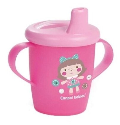 Чашка-непроливайка Canpol babies Toys, 250 мл, розовый (31/200_pin) - фото №12