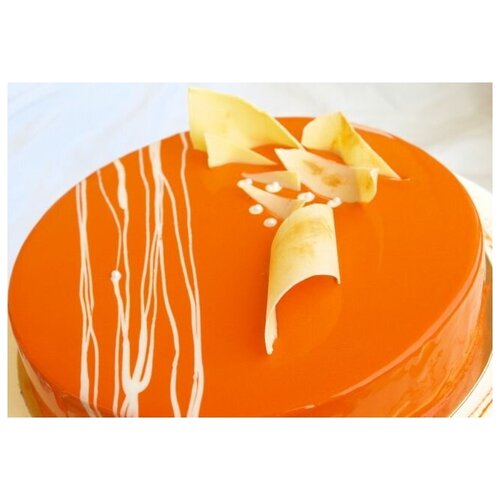 Гель для покрытия со вкусом апельсина Муар Фабрика сладкого декора, 1 кг.