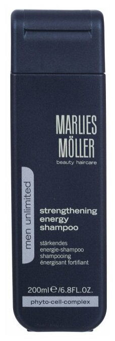 Marlies Moller Men Unlimited Шампунь для волос укрепляющий для мужчин, 200 мл