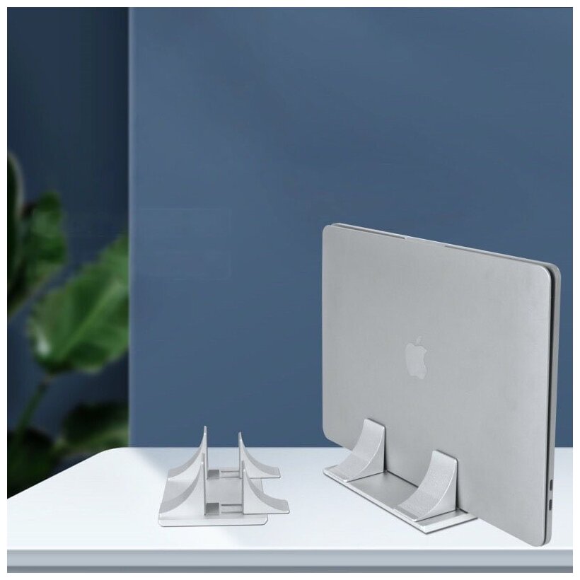 Вертикальная настольная подставка Yarozka для ноутбука, macbook / Держатель для вертикальной установки