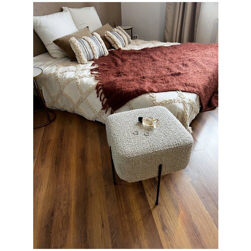 пуф квадратный Букле бежевый _LUCHI