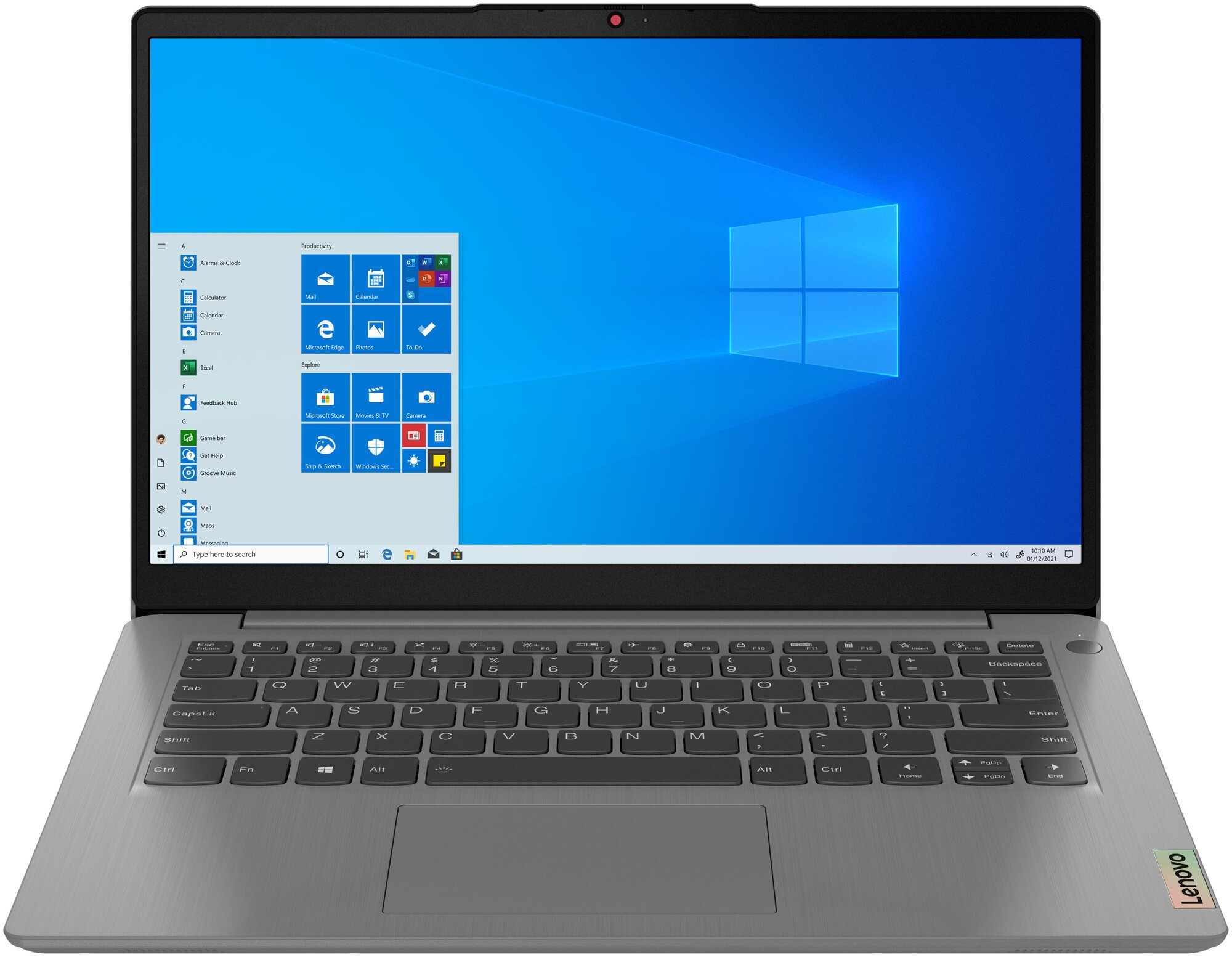 14" Ноутбук Lenovo IdeaPad 314ITL6 1920x1080, Intel Pentium Gold 7505 2 ГГц, RAM 8 ГБ, DDR4, SSD 256 ГБ, Intel UHD Graphics, Windows 10 Home, 82H7009NRU, серый