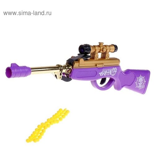 фото Ружье пневматическое «снайпер», стреляет силиконовыми пулями, цвета микс