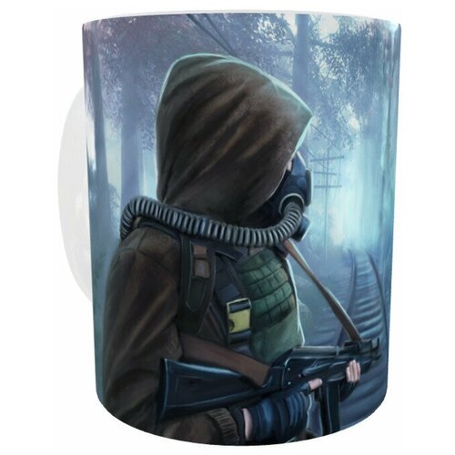 stalker/Кружка/сталкер/ 330 мл, 1 шт/Кружка керамическая/Кружка принт