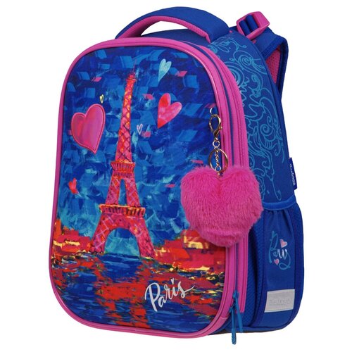 Ранец школьный Berlingo Expert Max Eiffel Tower, 37x28x16см, 2 отд, анатомическая спинка, дождевик в комплекте (RU06120)