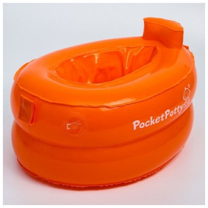 Надувной дорожный горшок Roxy-Kids PocketPotty, оранжевый