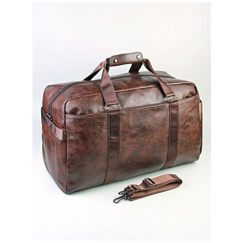 фото Сумка дорожная , 47х27, ручная кладь, коричневый star family