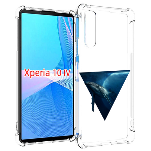 Чехол MyPads 3D кит для Sony Xperia 10 IV (10-4) задняя-панель-накладка-бампер