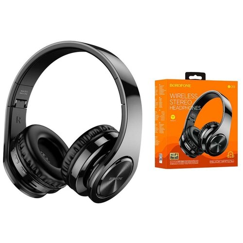 Беспроводные внешние наушники BO13 BOROFONE Power BT wireless headset черный 166000₽