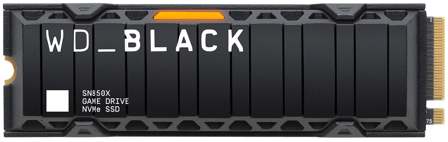 Внутренний диск SSD Black SN850X NVMe, 7300/6600MB/s, IOPs 1200000/1100000, TBW 1200 10 (891309)