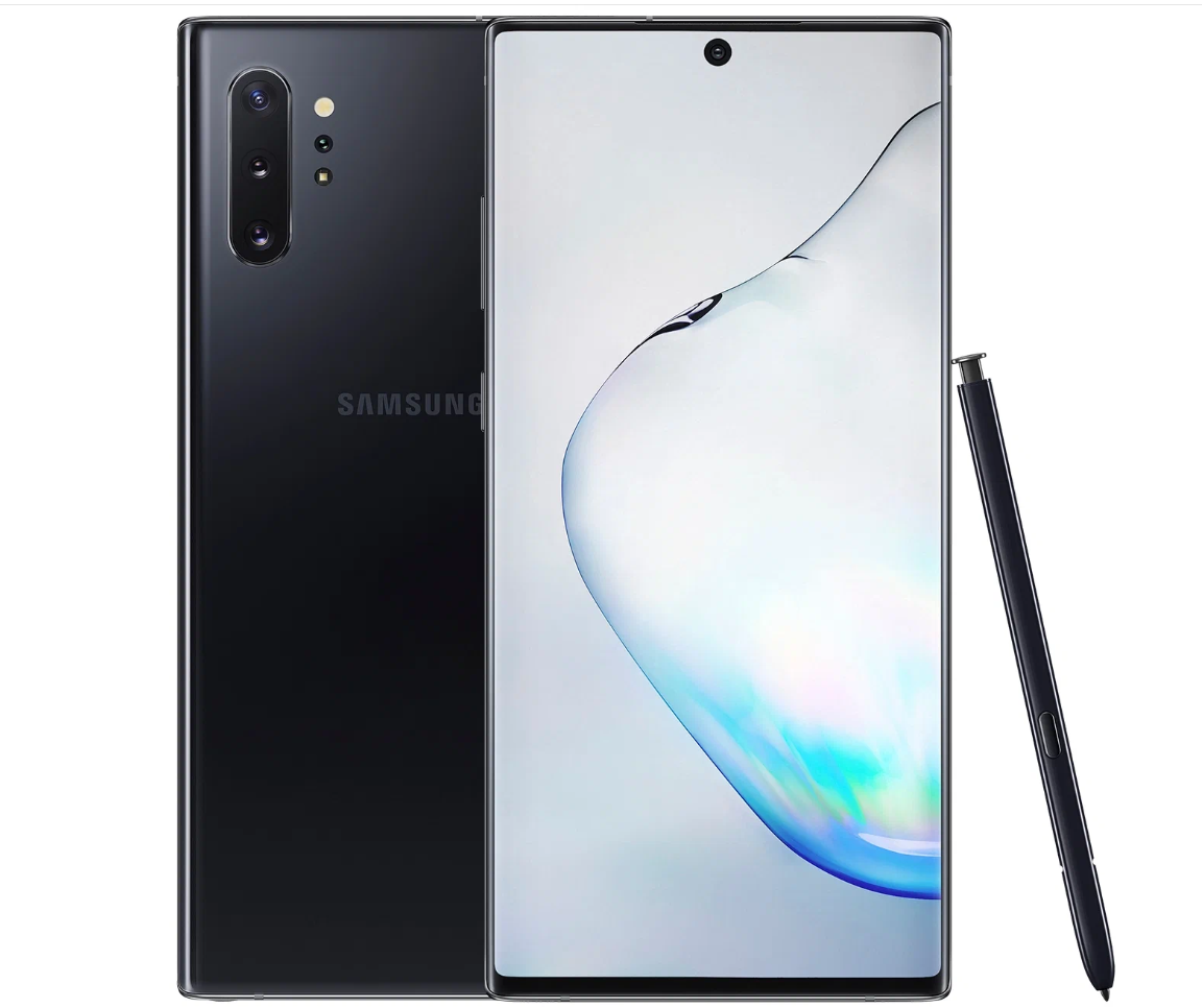 Смартфон Samsung Galaxy Note 10+ 12/256 ГБ, Dual nano SIM, черный