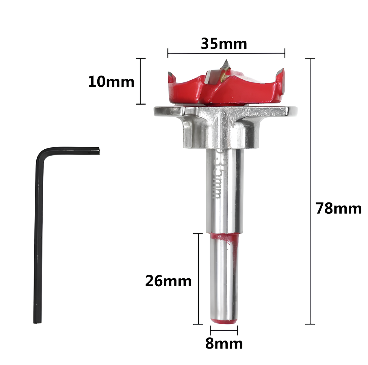 фото Сверло форстнера с ограничителем/для установки мебельных петель/35 мм