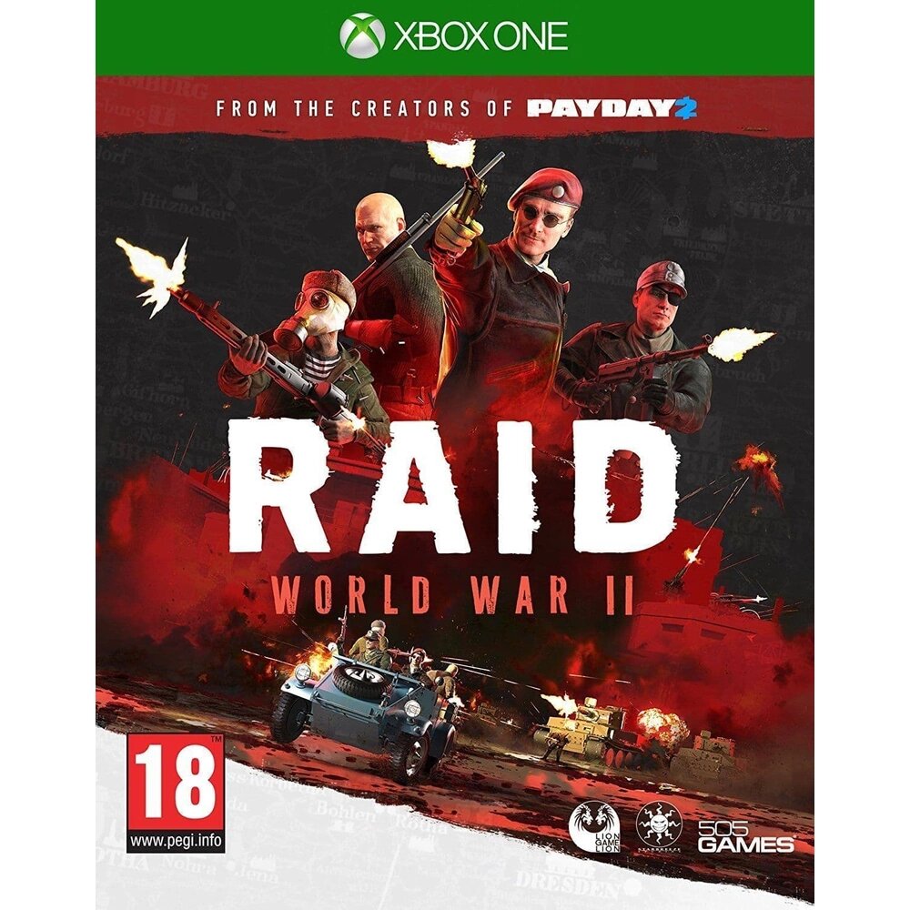 Игра RAID World War II  XBOX One  русская версия  505 Games Blu ray диск 18 