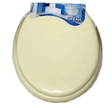 Сиденье на унитаз Росспласт  Океан  мягкое без рисунка крем океан4