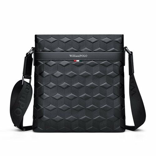 Сумка мессенджер WILLIAMPOLO, черный