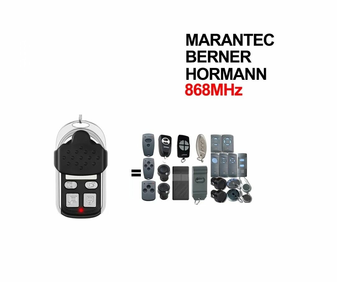 Пульт Apollo HM, для ворот и шлагбаумов, 868МГц, IP44, питание от батареек — фото 1